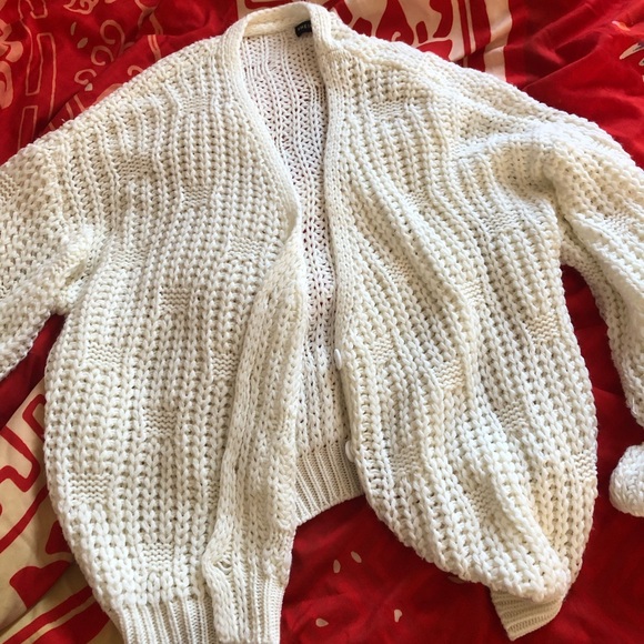 COPY - Lantern Sleeve Yarn Cardigan - Picture 7 of 7